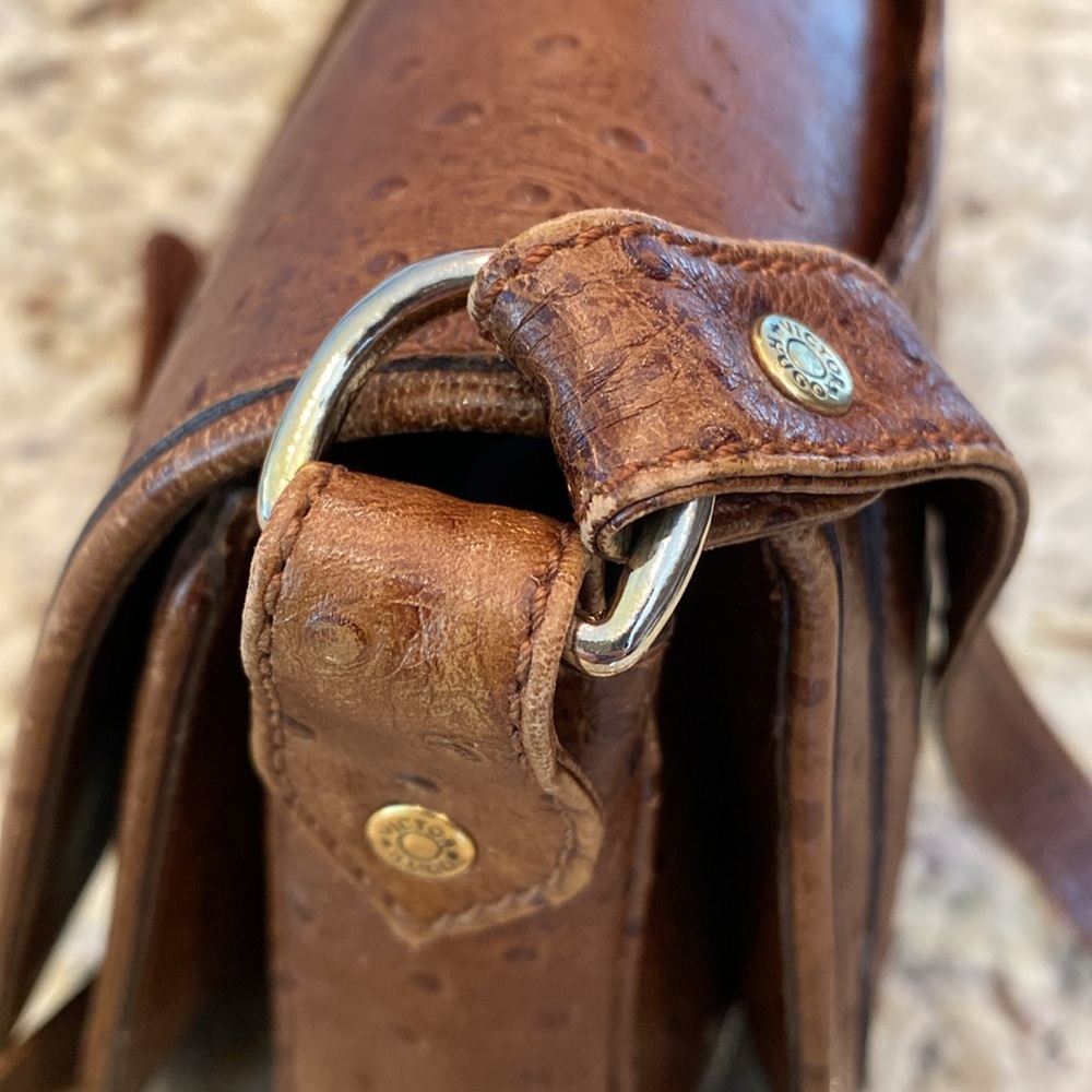 Vintage Victor Hugo Ostrich Leather Purse - Picture 10 of 15